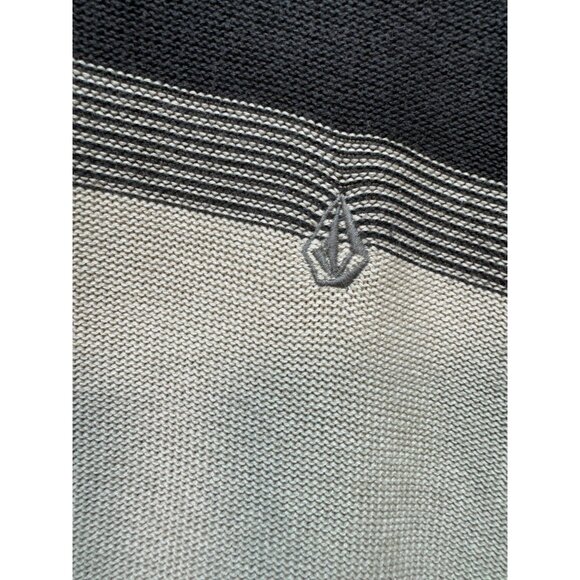 Volcom Mens Corpo Class V Neck Pullover Sweater Long Sleeve Size XL Multi Stripe - Picture 7 of 10